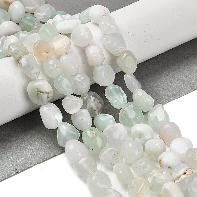 Natural Yellow Opal Beads Strands G-P497-01E-02B-1