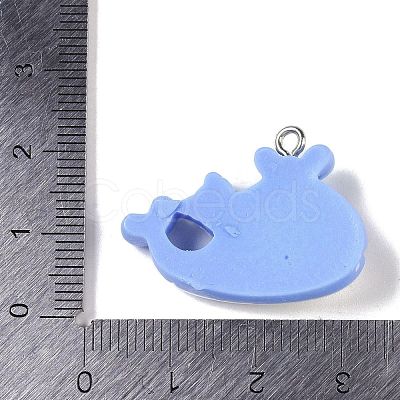 Ocean Theme Opaque Resin Pendants RESI-S403-02A-1