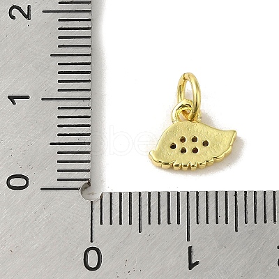 Brass Micro Pave Cubic Zirconia Charms KK-M283-19A-02-1