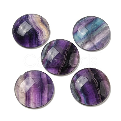 Natural Fluorite Cabochons G-C115-02B-17-1