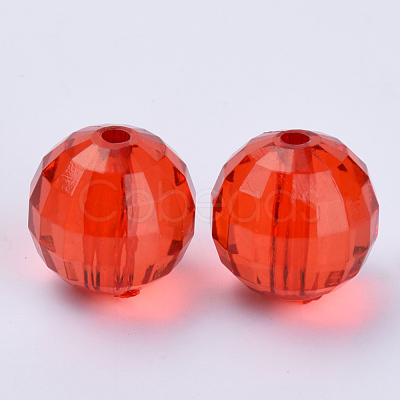 Transparent Acrylic Beads TACR-Q254-8mm-V12-1