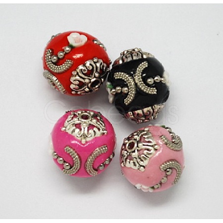 Handmade Indonesia Beads X-IPDL-R311-M-1
