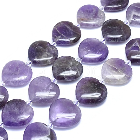 Natural Amethyst Beads Strands G-E530-20A-1