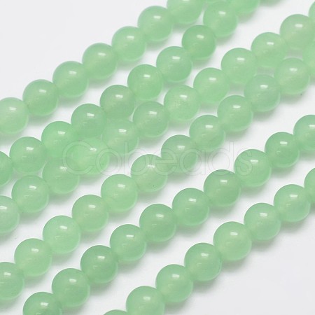 Natural & Dyed Malaysia Jade Bead Strands X-G-A146-8mm-A26-1