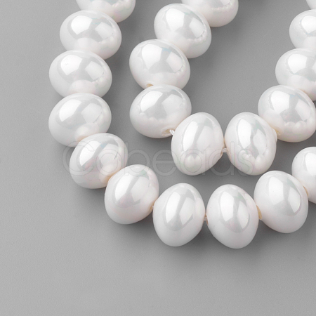 Shell Pearl Beads Strands PEAR-R064-96-1