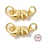 925 Sterling Silver Lobster Claw Clasps with Jump Rings, Elephant with 925 Stamp, Real 18K Gold Plated, 7x14x4.5mm