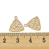 Brass Etched Metal Embellishments Charms KKC-D001-26KCG-3