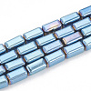 Electroplate Non-magnetic Synthetic Hematite Beads Strands G-N0322-11-2