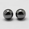 Non-magnetic Synthetic Hematite Beads G-P162-02-4mm-2