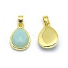 Natural Amazonite Pendants G-O176J-02G-2