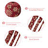 SUPERFINDINGS 6M 3 Styles Christmas Double Face Printed Polyester Ribbons OCOR-FH0001-26A-3