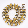 Electroplate Glass Beads Strands EGLA-T019-02H-2
