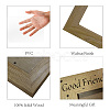 Natural Wood 2nd Anniversary Photo Frames AJEW-WH0292-033-3
