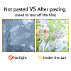 Waterproof PVC Colored Laser Stained Window Film Adhesive Stickers DIY-WH0256-080-8