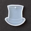 Costume Top Hat Pendant Silicone Molds DIY-K054-02-1