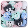 10Pcs 5 Styles Elephant Silicone Beads JX698A-1