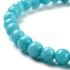 Dyed Natural Jade Beads Stretch Bracelets BJEW-G633-A-4