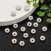 Brass Rhinestone Spacer Beads RB-A014-L6mm-28S-6