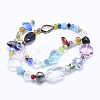 Glass Beads Strands GLAA-F081-12-2