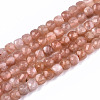 Natural Sunstone Beads Strands G-S362-081-1