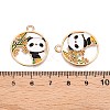 Panda Theme Alloy Enamel Pendants ENAM-T020-34B-3