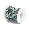 Rainbow Color 304 Stainless Steel Link Chains STAS-P219-37M-3