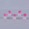 Resin Cup Pendants CRES-S359-11B-2