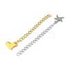 20Pcs 10 Style 304 Stainless Steel Curb Chain Extender STAS-FS0001-37-4