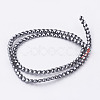 Non-magnetic Synthetic Hematite Beads Strands G-P341-14-4x3mm-2