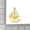 Brass Micro Pave Cubic Zirconia Pendants KK-E111-13G-3