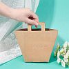 Nbeads Rectangle Foldable Creative Kraft Paper Gift Bag CON-NB0001-86-3