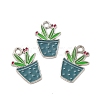 Alloy Enamel Pendants ENAM-G211-01P-04-4