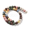 Synthetic Lava Rock Dyed Beads Strands G-H311-08C-07-3