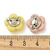 Spray Painted Alloy Enamel Beads FIND-M033-24-3