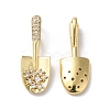 Rack Plating Brass Cubic Zirconia Pendants X-KK-D074-23G-1