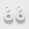 201 Stainless Steel Charms STAS-Q201-T408-6-2
