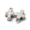 304 Stainless Steel Shell Charms STAS-L022-014P-2
