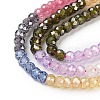 Transparent Gradient Color Cubic Zirconia Strand ZIRC-NH0002-01L-3