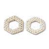 Handmade Reed Cane/Rattan Woven Linking Rings X-WOVE-Q075-17-1