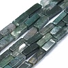 Natural Moss Agate Beads Strands G-F631-E06-1