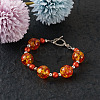 Resin Imitation Amber Beads CRES-TA0001-17-12