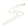 Brass Satellite Chains Necklace for Women NJEW-P265-38G-2