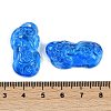 Spray Painted Imitation Jade Glass Beads GLAA-Z007-01B-3