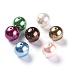 Eco-Friendly ABS Plastic Imitation Pearl Dyed Glass Round Beads X-HY-A005-20mm-M-1