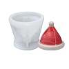 3D Christmas Hat DIY Candle Silicone Molds CAND-B002-08-1