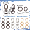 PandaHall Elite Alloy Clasps Sets FIND-PH0018-31-2