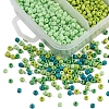 1900Pcs 5 Colors Baking Paint Glass Seed Beads SEED-YW0001-76D-3