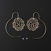 Alloy Beehive Dangle Stud Earrings with Stainless Steel Pins EJEW-SZC0002-006-1