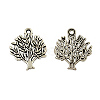 Tibetan Style Tree of Life Alloy Pendants TIBEP-Q043-307-RS-1