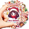 50Pcs Christmas Theme Cartoon Paper Stickers DIY-P085-08-4